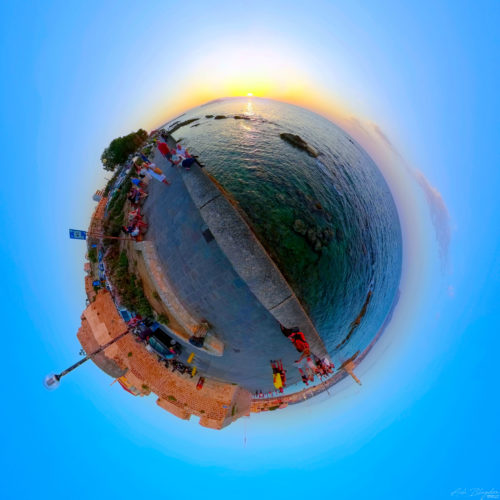 Chania 20220626 Crete Tiny Planet 2 Chania 20220626 Crete Tiny Planet 2