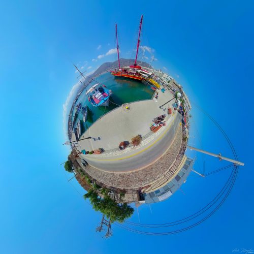 Hersonissos 20220628 Crete Greece Tiny Planet 1