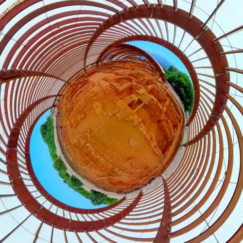 Malia Palace Archaeological Site 20220624 Malia Crete Tiny Planet 1 Malia Palace Archaeological Site 20220624 Malia Crete Tiny Planet 1