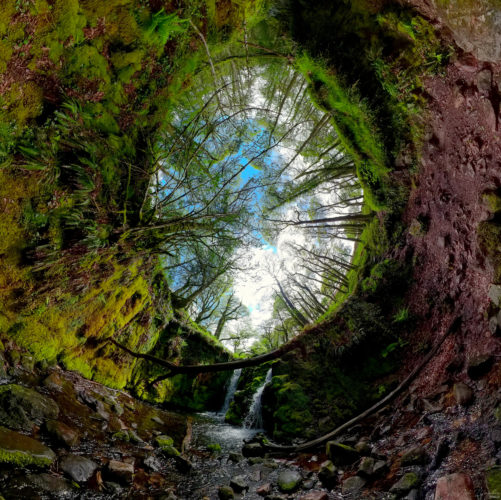 Venford Waterfall Inverted Planet 20220508, Dartmoor (1)