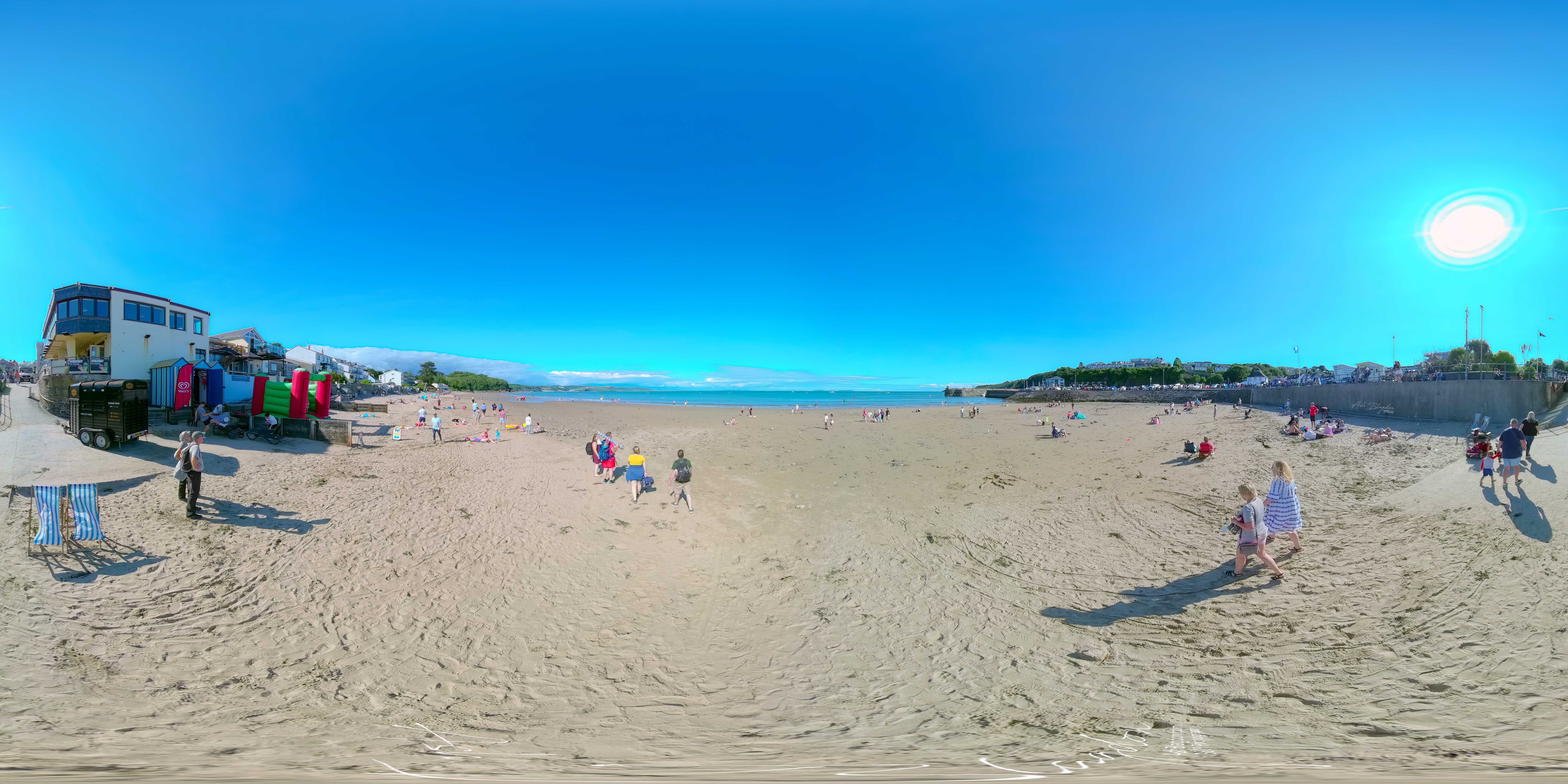 Saundersfoot Beach 20210710, Wales, UK Ashblagdon.com