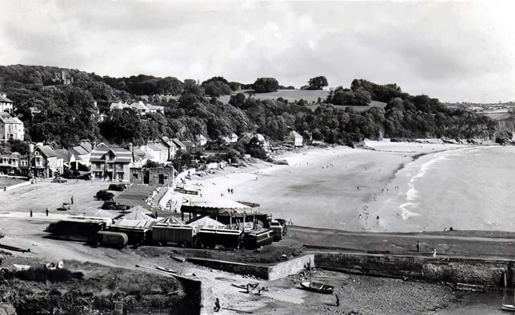 Saundersfoot Fairground in 1950 History
