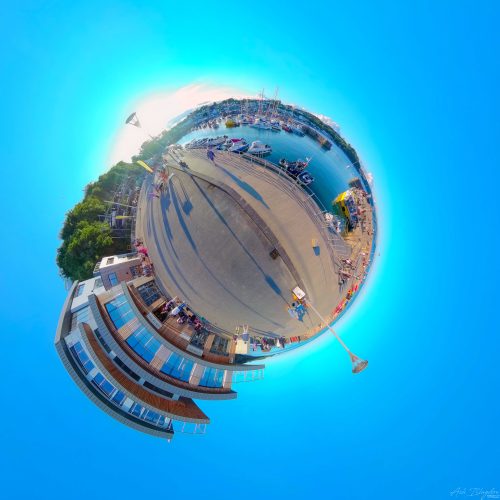 Saundersfoot Harbour Tiny Planet 20210710, Wales, UK (1) Saundersfoot Harbour Tiny Planet 20210710, Wales, UK (1)
