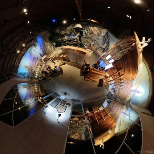 California State Railroad Museum, Tiny Planet 20221009 Sacramento, USA (2) California State Railroad Museum, Tiny Planet 20221009 Sacramento, USA (2)