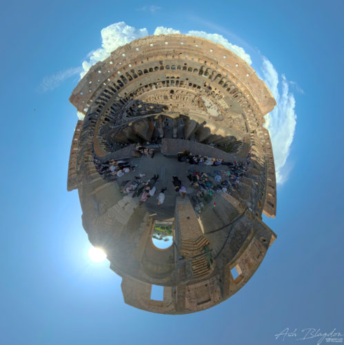 Colosseum Tiny Planet 20250326, Rome, Italy (3)