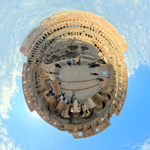 Colosseum Tiny Planet 20250326, Rome, Italy (7)