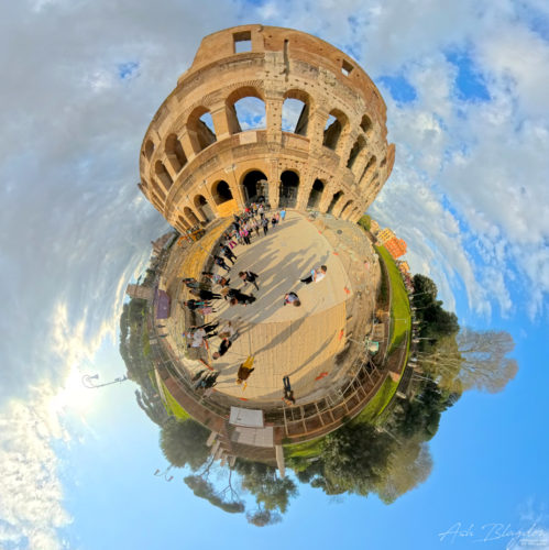 Colosseum Tiny Planet 20250326, Rome, Italy (8)