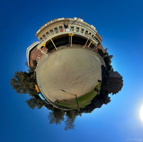 Old Sacramento State Historic Park 20221009, Tiny Planet, Sacramento Old Sacramento State Historic Park 20221009, Tiny Planet, Sacramento