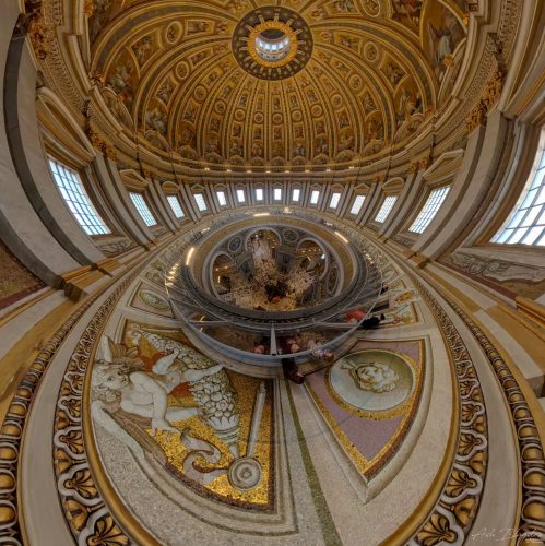 St. Peter's Basilica Flying Planet 20250327, Vatican City, Rome, Italy (1)