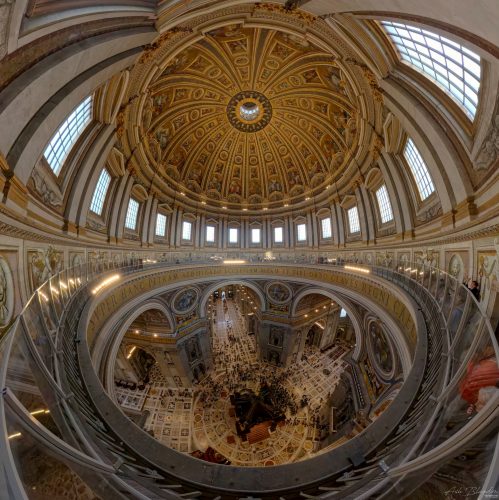 St. Peter's Basilica Flying Planet 20250327, Vatican City, Rome, Italy (2)