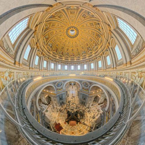 St. Peter's Basilica Flying Planet 20250327, Vatican City, Rome, Italy (3)