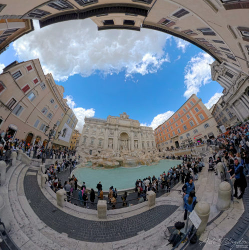 Trevi Fountain Flying Cam Planet 20250325, Rome, Italy (1)