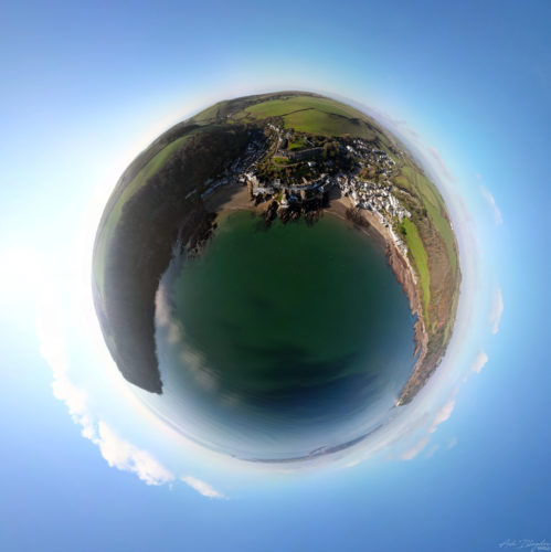 Kingsand & Cawsand 20250115, Tiny Planet (1)