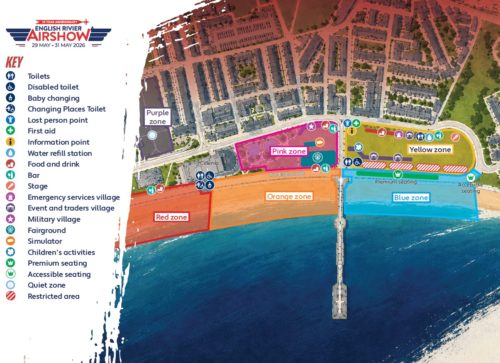 Map 2026, English Riviera Airshow, Paignton